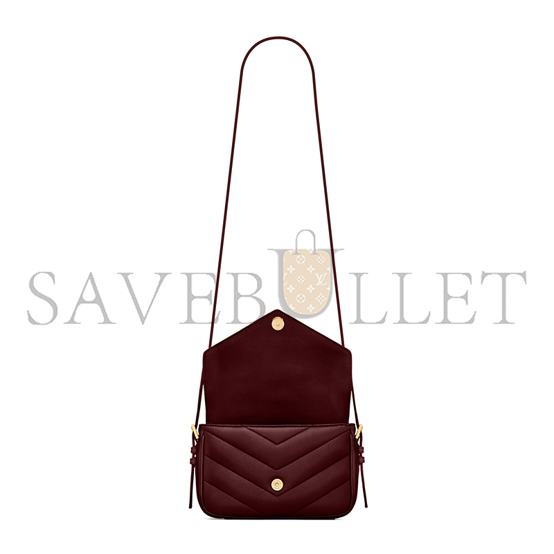YSL LOULOU TOY CROSSBODY IN MATELASSÉ LAMBSKIN 873156AAEAX6197 (21*14*5cm)